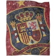 thumbnail image 4 of Soft Flannel Blanket - Warm Throws For Children Adults - Spain Flag Cosy, 4 of 6