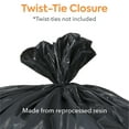 thumbnail image 6 of Staples Coastwide Professional 50-56 Gallon Trash Bag 43" x 47" Low Density 1.8 mil Black 100, 6 of 7