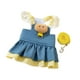 thumbnail image 1 of Vestido para perro, vestido con arnés para perro, ropa bonita de verano para mascotas, ropa para gatos, disfraz de princesa gato, trajes para perros XL, 1 of 9