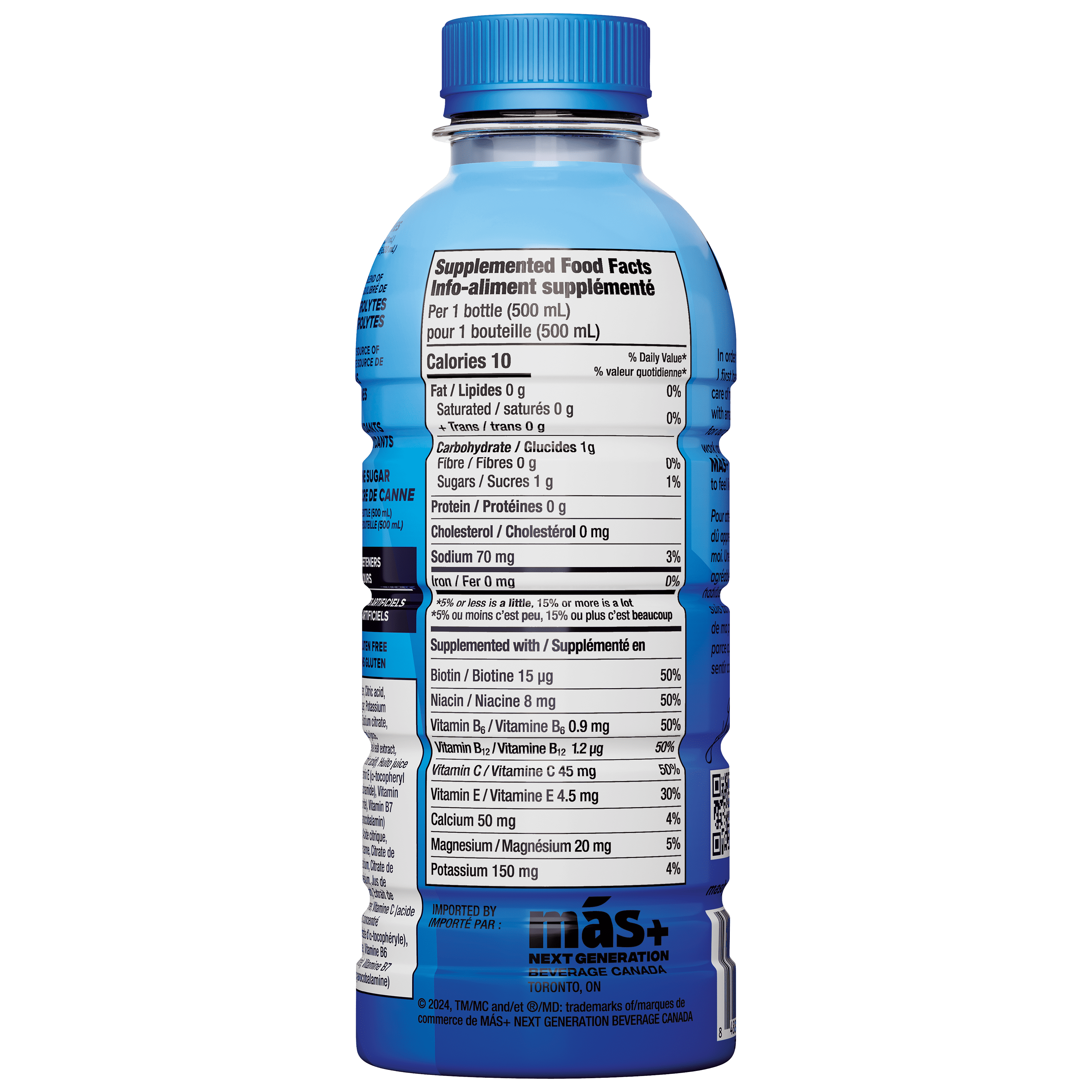 Mas+ By Messi Berry Copa Crush Hydration Drink