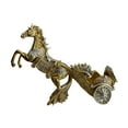 thumbnail image 3 of Soporte decorativo para botellas de vino, estante para vino de mesa, regalo para amantes , exhibición, estatua para reposabotellas, decoración Carro de tiro de, 3 of 8