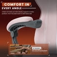 thumbnail image 5 of JONPONY Big and Tall 400LBS Gaming Chair with Foot Rest,Breathable Fabric for Home Office Desk, Ergonomic High Back Computer Chair with Headrest & Lumbar Support, Pink, 5 of 9