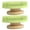 Light Green, variant on Washranp 2Pcs Soft Silicone Body Scrubber Shower Brush,Bamboo Handheld Cleansing Massage Skin Brush Gentle Exfoliating and Lather Well
