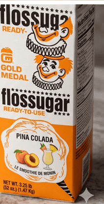 Cotton Candy Floss Sugar Pina Colada cs 6/0.5 gal