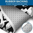 thumbnail image 4 of Black and Gray Halloween Bats Bathroom Rugs Sets 3 Piece,Toilet Cover Set,Absorbent Non Slip Bathroom Mats Sets with U-Shaped Contour Rug Toilet Rug Set, 4 of 5