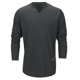 thumbnail image 1 of Camiseta holgada de manga larga con cuello en V y rayas para hombre, fresca para el verano - Poliéster, duradera, para uso diario, fácil de combinar con pantalones - Tallas S-XXXL, 1 of 8