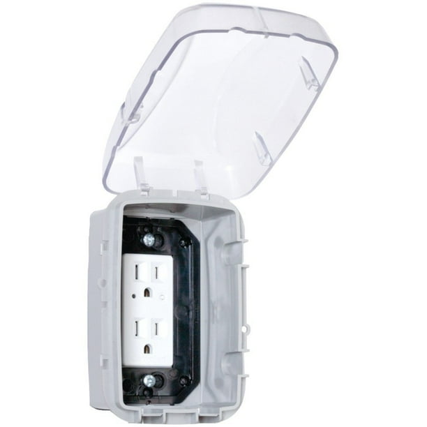 INTERMATIC WP3100C Plastic While InUse Weatherproof Receptacle Cover