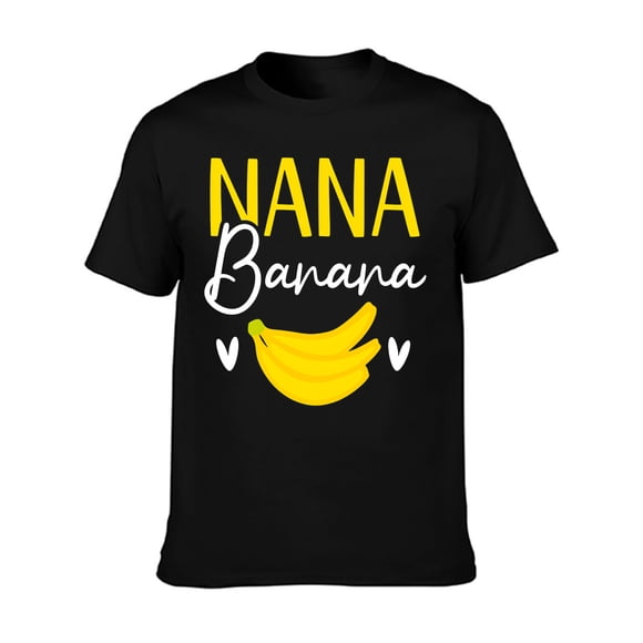 T-Shirt Nana Banane Grand-Maman Grand-Mère Mamie Fête des Grands-Parents