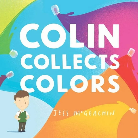 Colin Collects Colors, (Board Book)