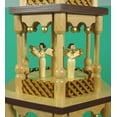 thumbnail image 4 of German christmas pyramid Nativity scene, 3-tier, height 54 cm / 21 inch, natural, original Erzgebirge by Richard Glaesser Seiffen, 4 of 6