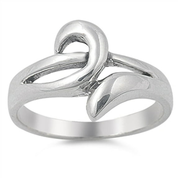 Criss Cross Wave Knot Chic Boho Ring .925 Sterling Silver Band Jewelry Female Male Unisex Size 10
