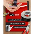 thumbnail image 3 of Tape Plus Gaffer Tape - Huge Roll! 40 Yards (120 Feet) Black Tape - GaffersTape used for Gaff Tape, Duct Tape, Electrical Tape, Fabric Tape, Floor Tape, Book Binding Tape & More (6 Pack), 3 of 7