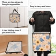thumbnail image 2 of Home Organizer Foldable Fabric Storage Bin With Handle Pastel Peach and Blue Floral, 2 of 7