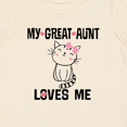 thumbnail image 4 of Inktastic My Great Aunt Loves Me Kitty Cat Girls Baby T-Shirt, 4 of 5