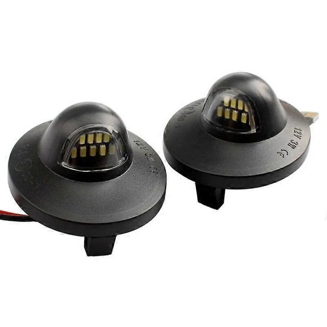 License Plate Light 2Pcs LED License Plate Tag Lamp Assembly for Ford F150 F250 F350 12V 6500k