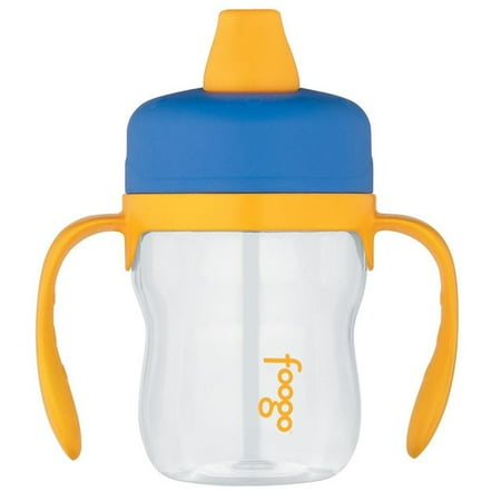 UPC 041205640776 product image for Thermos Foogo Blue Plastic Soft Spout 8 oz Sippy Cup | upcitemdb.com