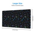 thumbnail image 3 of Kdxio Gamepads Print Large Gaming Mouse Pad,Non-Slip Base,Water Resist Keyboard Pad for Gamer,Office & Home,29.5 x 15.8 in, 3 of 9