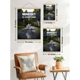 thumbnail image 3 of Awkward Styles Motivational Wall Art Inspirational Quotes Wall Art Motivational Wall Decor Inspirational Decor Cat Mindset is Everything Hanger Dowel Optimistic Quote Home and Office Prints, 3 of 4