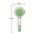 thumbnail image 2 of Self Cleaning Spray Cat Brush with Release Button & Tank, Cat Brushes for Indoor Cats, Pet Hair Removal Comb for Tangled/Loose Hair, Cats Dogs Grooming Tool (Green, 20Cm), 2 of 6