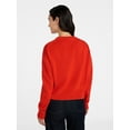 thumbnail image 4 of Time and Tru Women's Pullover Crewneck Sweater with Long Sleeves, Sizes XS-XXXL, 4 of 6