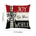 thumbnail image 5 of Christmas Decorative Pillow Covers 18x18" Home Decors for Couch Bed Sofa Bedroom Living Room Christmas Printed Pillow Cover Series Home Sofa Decoration Cushion Cover Bedroom Pillow Cover, 5 of 7