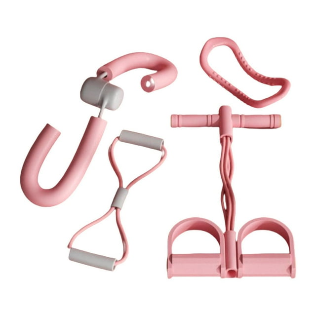Kit de 4 piezas de equipo de fitness para yoga, entrenamiento de cuerpo completo, juego de pilates, entrenamiento de resistencia para ejercicio