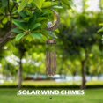 thumbnail image 2 of Solar Led Wind Chime Garden Outdoor Solar Powered Metal Wind Chime Light Waterproof Mobile Hanging Lamp Windbell Light For Patio Deck Lawns, 2 of 5