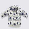 thumbnail image 4 of SGMVNU Boy's Mid Long Hood Down Coats Girls Winter Full Zip Hooded Puffer Jackets Lined Warm Windproof Snowwear Outwear with Pockets(Size 5-6 Years, Grey), 4 of 4
