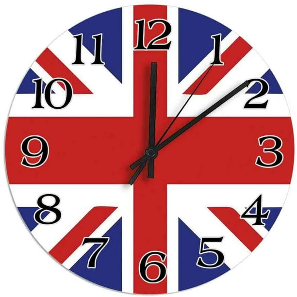 Classic Traditional Flag United Kingdom Modern British Loyalty Symbol Decorative Wall Clock Silent Non Ticking Quartz Battery Operated Kitchen Pvc 10 Com - Battery Operated Wall Clocks Traditional Quartz Classic Traditional Flag United Kingdom Modern British Loyalty Symbol Decorative Wall Clock Silent Non Ticking Quartz Battery Operated Kitchen Pvc 10 Com - Battery Operated Wall Clocks Traditional Quartz