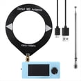 thumbnail image 1 of Mini Receptor de Radio SI4732 de 10 KHz A 180 MHz, Pantalla de 1,9 Pulgadas, Radio de Corta FM/AM/LSB/USB, Radio SI4732 con Antena de Bucle., 1 of 8