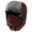 Burgundy, variant on SikaFu Bomber Hat Windproof Men Women Leather Russian Hat Snow Ski Earflap Trapper Russian Cap Male Female Winter Hat with Mask