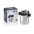 thumbnail image 1 of De’Longhi Knock Box DLSC059 in polished stainless steel, 1 of 4