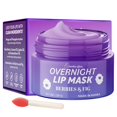 thumbnail image 1 of Mascarilla labial Sundae Glow con frutos rojos e higos: reparación labial nocturna, hidratación intensa y suavidad. Probada por dermatólogos. Cuidado labial coreano. Vegano, belleza limpia, 95 % natur, 1 of 1