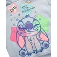 thumbnail image 4 of Sudadera con capucha Disney Lilo and Stitch con cremallera para niñas, azul claro, 4 of 7