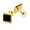 KOU66, variant on Men's Cufflinks Turquoise Quadrate Cuff link Set
