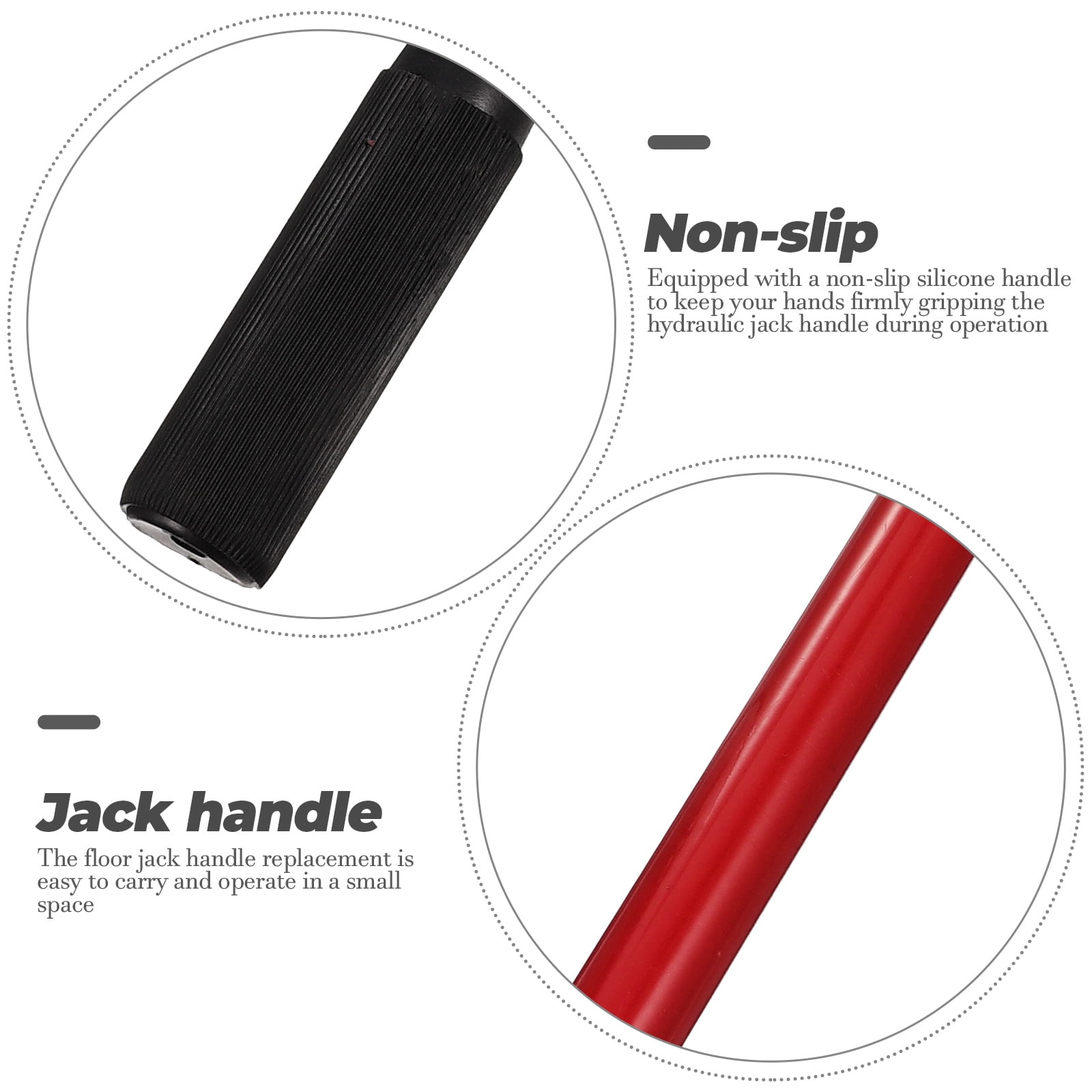 Floor Jack Handle Replacement Hydraulic Jack Pole Lever 2 Ton Floor