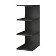 thumbnail image 1 of Luzkey Desk Book Shelf Office Storage Rack 3 Tier Space Saving Decorative Display Stand Desktop Organizer for Dorm Home Bedroom Desk Black, 1 of 8