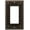 Aged Bronze, variant on Amerelle 65RDB Moderne Wallplate 1 Rocker / 1 Duplex Cast Metal Bronze 1-Pack