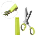 thumbnail image 4 of AMLESO Kitchen Shallot Scissors 5 Layers Hreb Cutter Green Onion Herb Cutlery, Mincer,, 4 of 8