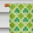 thumbnail image 3 of Black Great Dane St. Patricks Day Shamrock House Flag, 3 of 4