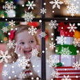 thumbnail image 4 of Pegatinas de decoración de ventanas de copos de nieve blancos, suministros de Año Nuevo decorados para fiestas temáticas congeladas de Navidad, 4 of 7