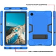 thumbnail image 4 of Samsung Galaxy Tab A8 2022 Case with Kickstand, Dteck Heavy Hybrid Shockproof Rugged Cover for Samsung Galaxy Tab A8 10.5 inch SM-X200/X205/X207, Blue, 4 of 8