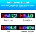 thumbnail image 4 of Luminous LED Badge Adjustable Brightness APP Bluetooth Display Luminous Badge Resolution 12 * 48, 4 of 7