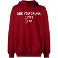 thumbnail image 2 of OXI Hoodie Sweatshirt - Basic Casual Hoodie for Men's and Women Fleece Hoodie Long Sleeve - Antiquee Cherry Medium, 2 of 3