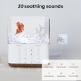 thumbnail image 4 of ZHAOCHENG Máquina de ruido blanco para personas con insomnio y bebés, 30 sonidos relajantes y 10 luces de noche cálidas para bebés, adultos y meditación de yoga, máquina de ruido blanco, 4 of 5