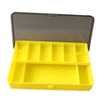 thumbnail image 2 of Caja de señoría de pesca Baja de señora Multifuncional con divisores Cebos de almacenamiento de organizador de equipos de pescadores para regalos al Amarillo, 2 of 8