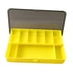 thumbnail image 2 of Caja de aparejos de pesca Organizador de equipo de pesca Caja de señuelos resistente con múltiples compartimentos para Amarillo, 2 of 8
