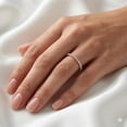 thumbnail image 3 of Auory Moissanite Engagement Ring in Rose Gold Plated 925 Sterling Silver for Women, 3 of 10