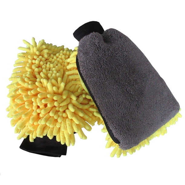 Kenally Guante de automático portátil lavable reemplazo Universal a prueba de arañazos coloridos guantes de limpieza de vehículos accesorios Vehículos, repuestos y accesorios Mis Amarillo Kenally VI017534-01