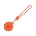thumbnail image 4 of Tracker Case Silicone Cover Protector Anti-lost Portable Keychain Replacement for iOS AirTag  Wine Red, 4 of 10